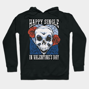 Anti-Valentine's Day Skull Hoodie